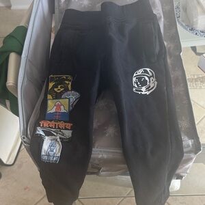 Billionaire Boys Club Black Astronaut Patch Joggers